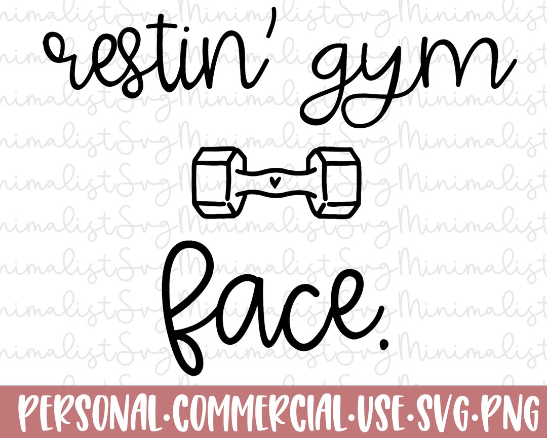 Restin Gym Face Svg Gym Workout Exercise Svg Png Gym Shirt - Etsy Singapore