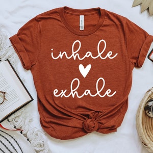 Inhalar archivo SVG, Svg divertido Png Jpg Dxf Eps, Archivos de corte SVG sassy para Cricut, Amabilidad Svg, Salud mental Positividad Pensamientos positivos