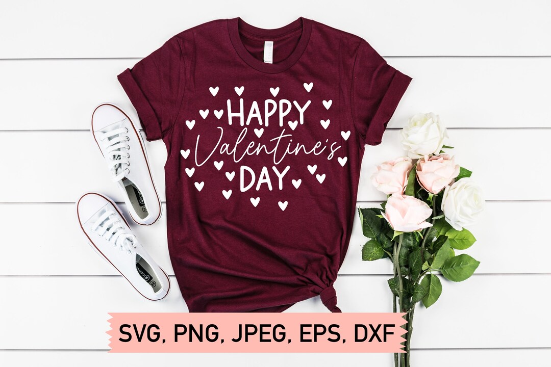 Happy Valentines Day Svg File, Love Heart Svg File for Cricut ...