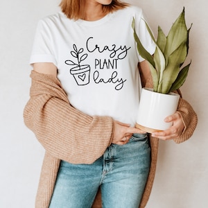Verrückte Pflanze Lady Svg, Pflanze Lady Png, Pflanze Lady schneiden Dateien, Gartenarbeit Svg, süße Pflanze Dame Svg Dateien für Cricut, Pflanze Liebe Svg