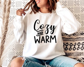 Cozy and Warm Svg, Svg Files for Cricut, Commercial Use Svg Cut Files, Mom Life Svg, Mama Svg File, Svg File, Cute Svg File