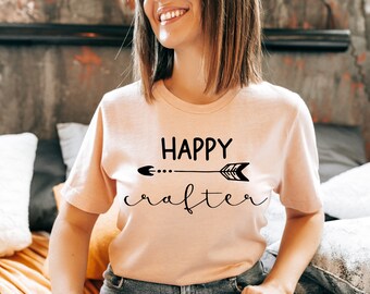 Happy Crafter Svg, Craft Svg Png, Craft Lover Svg, Crafty Svg, Craft Hobby Svg, Craft Room Svg, Hobby Svg, Mignon Svgs
