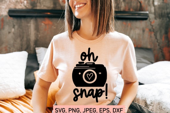 Camera T Shirt For A Photographer Oh Snap Camera T Shirt For A Photographer Oh Snap