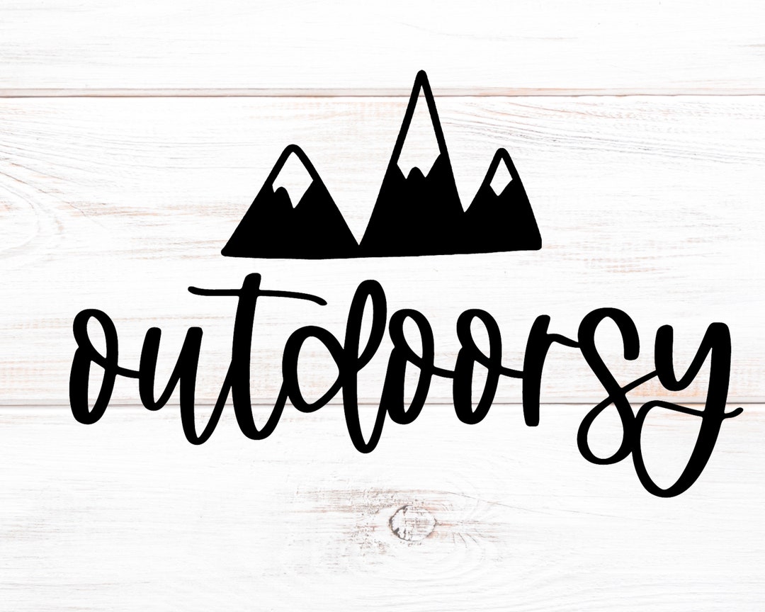 Outdoorsy Svg Social Svg Png Cute Quote Svg Cut Files - Etsy