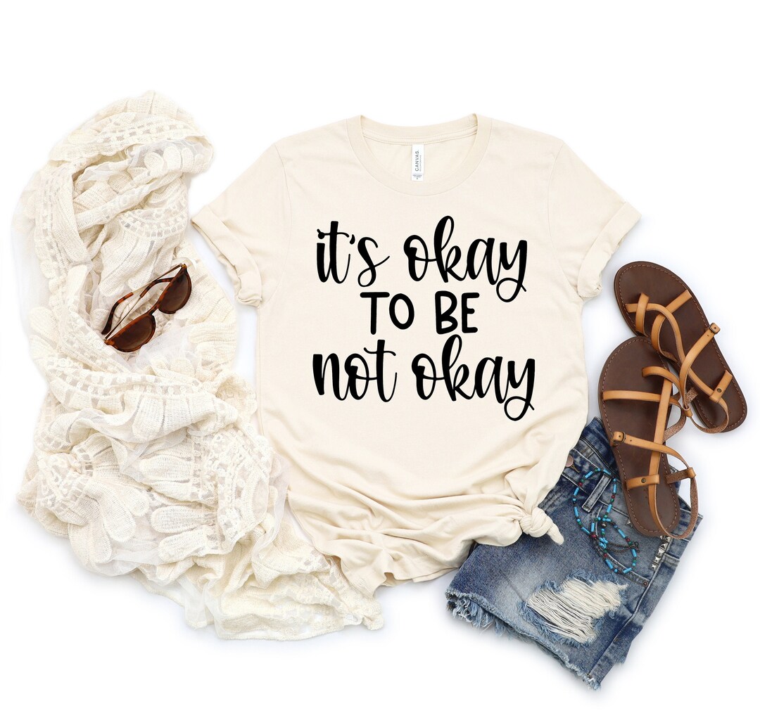 It's Okay to Be Not Okay Svg, Cute Svg Files for Cricut, Commercial Use ...