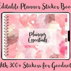 Digital Sticker Book, Rose Gold Digital Stickers, Ipad Planner Sticker, Goodnotes Stickers, Notability Stickers, Digital Sticker Bundle