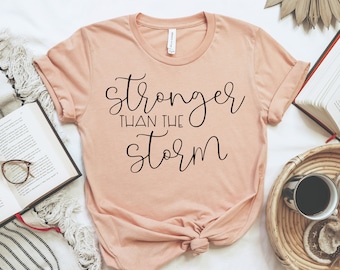 Stronger Than Storm Svg, Cute Svg Files for Cricut, Commercial Use Svg Cut Files, Motivational Svg Png, Inspirational Quotes