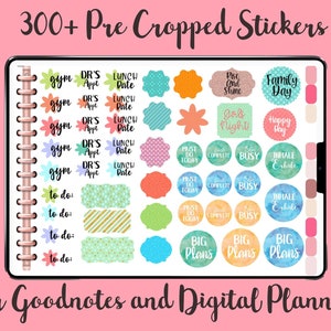 Digital Sticker Book, Rose Gold Digital Stickers, iPad Planner Sticker ...