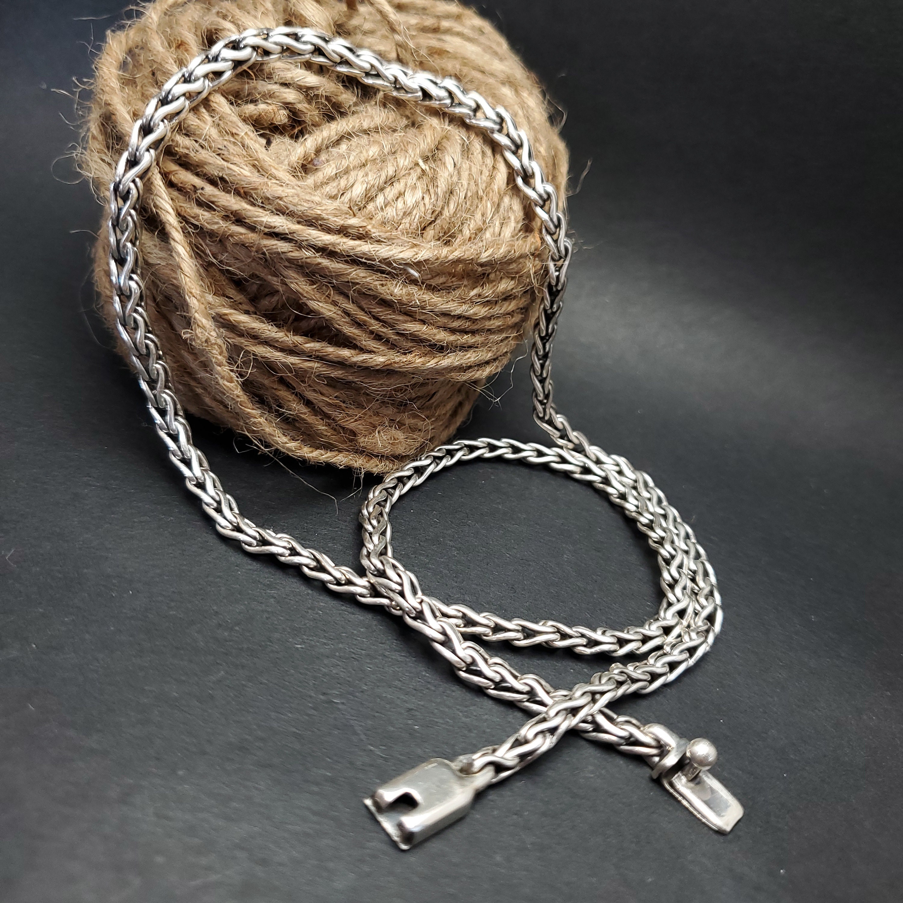 Silver Chain, 950 Sterling Silver, Handmade, Unisex Chain, Chain Necklace, Statement Chain, Gift. - Etsy Silver Chain, 950 Sterling Silver, Handmade, Unisex Chain, Chain Necklace, Statement Chain, Gift. - Etsy