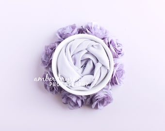 Newborn Digital Backdrop, Floral Backdrop, Purple Flowers, Newborn Photography, Nursery Art, Baby Digital Photo Prop, Newborn Girl Props