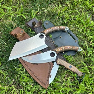 NEXT DAY SHIP Handmade Full Tang Gut Hook Knife Custom Engraved Knive Hunting Gifts For Men Bushcraft Knive Knive Groomsmen Gifts For Him