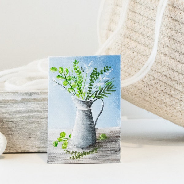 Tin Painting Art Etsy