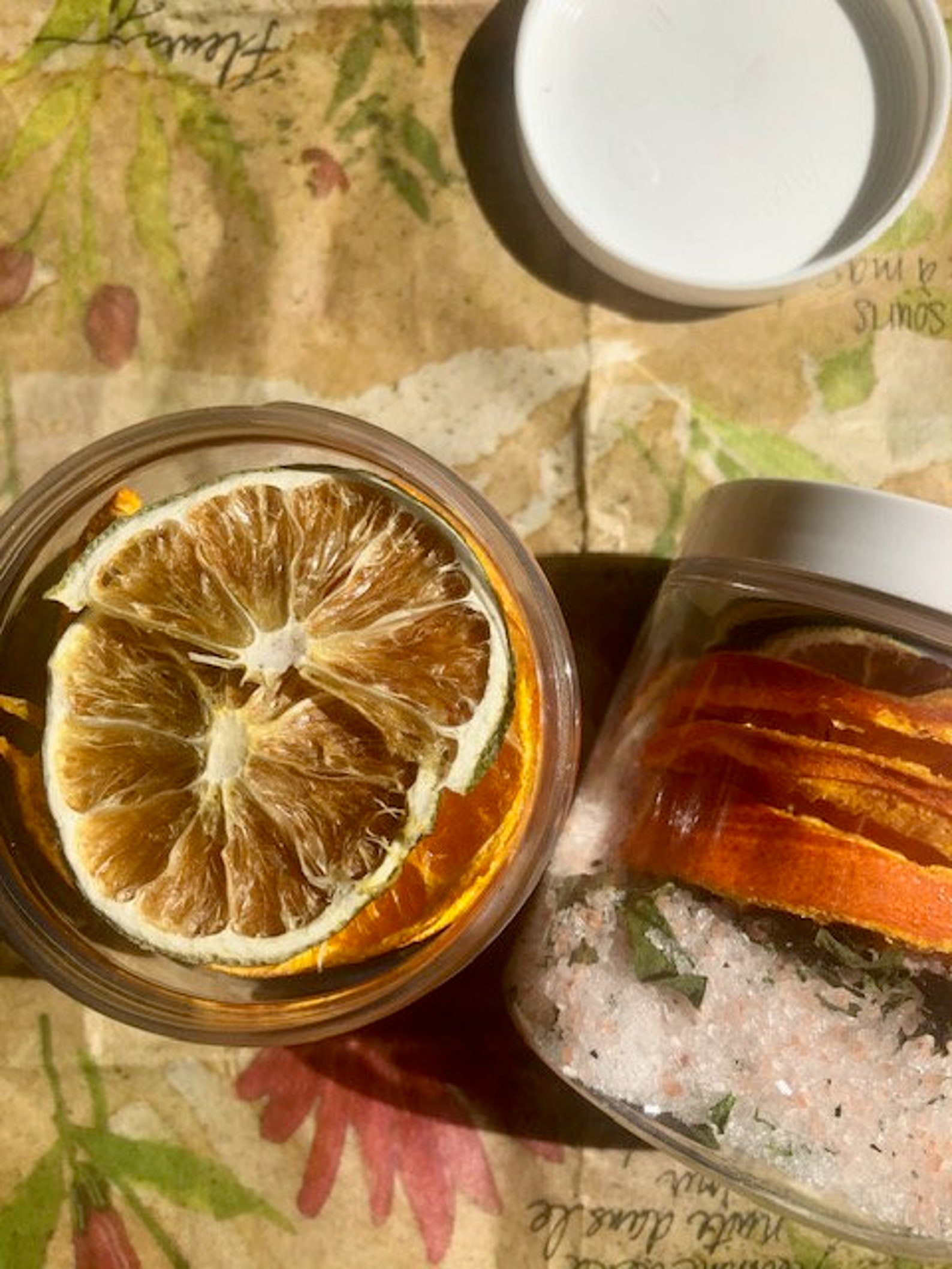 Dried fruit herb bath soak Etsy