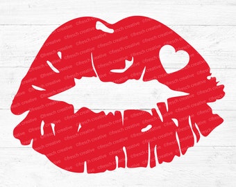 pic Kiss Mark Tattoo kiss mark tattoo etsy