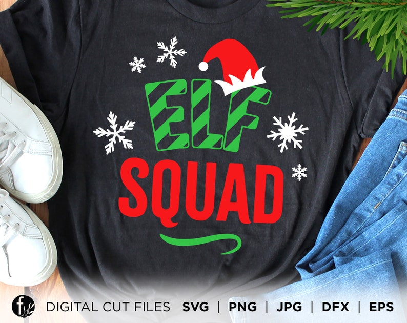 Download Elf Squad SVG Design Cut File / Elf on a Shelf Squad Goals / | Etsy