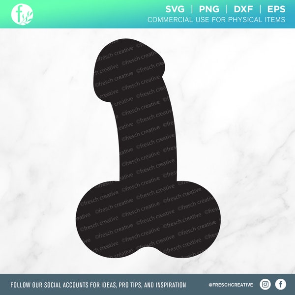 Curved Dick SVG Cut File, Cake Topper, Dirty Stagette, Same Dick Forever, Gay Stag, DIY Penis Shape, Cock png Crooked Weiner, X-rated crafts