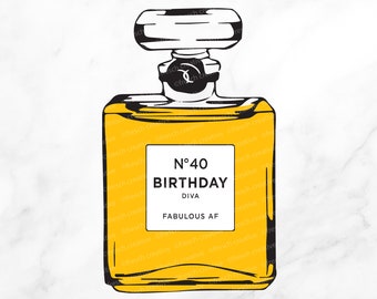Perfume Bottle Svg Etsy