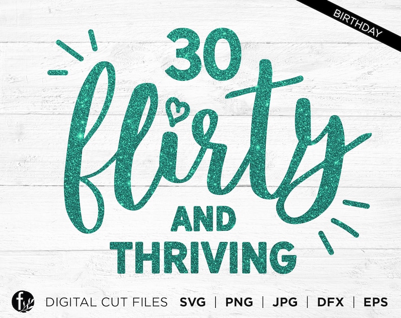 Tazza 30 & Flirty and Thriving, regalo per il 30° compleanno Tazza 30 & Flirty and Thriving, regalo per il 30° compleanno