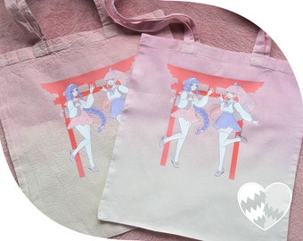 Genshin Impact Totebag Yae Miko and Raiden Shogun/Ei