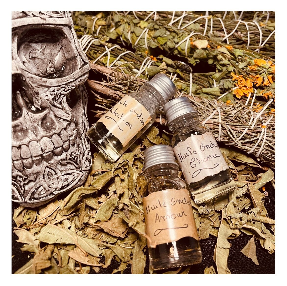 Huile Onction Rituel Ésotérisme Witchcraft