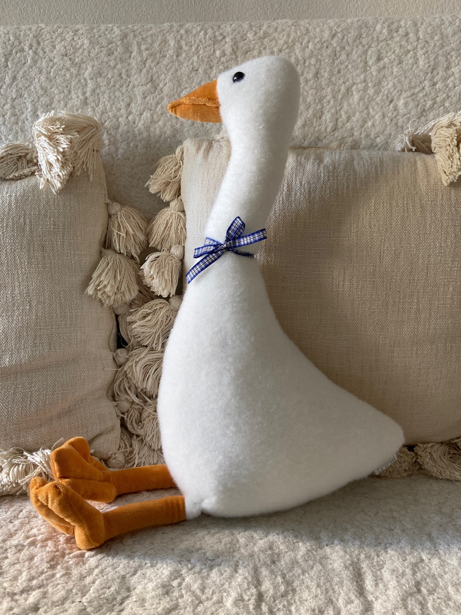 GIANT SILLY GOOSE Plush Toy Goose Baby Toddler Kid Toy Etsy