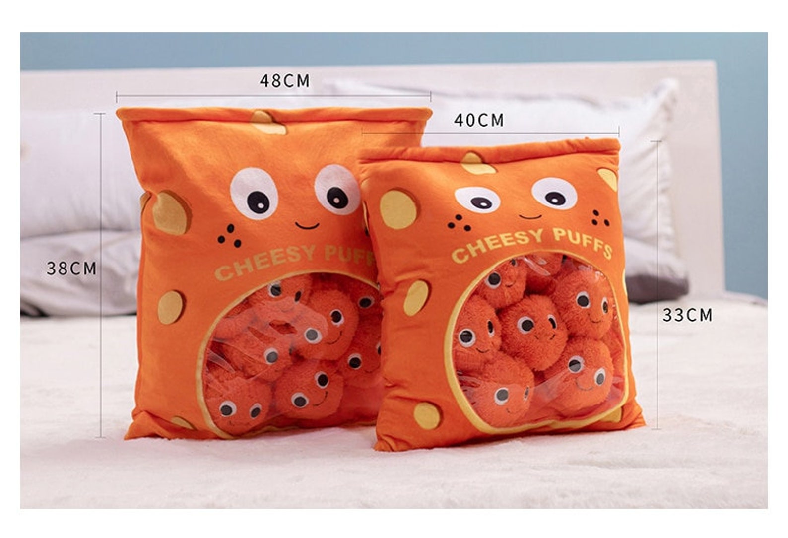 Cute Cheese Puff Bag of Plush Toys Cheesy Puff Chip Snack Etsy