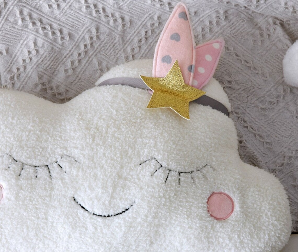 FLUFFY Cloud PLUSH Toy Cloud Plushie Bookshelf Decor | Etsy