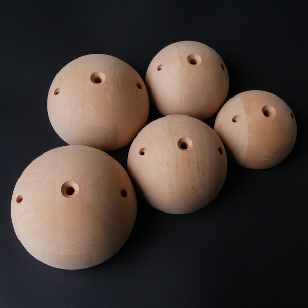Wooden Climbing Holds | Hemisphere | Different sizes