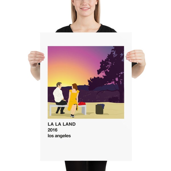 La La Land Movie Art Print Poster - 3 tamaños de impresión disponibles - A4 - A3 - A2
