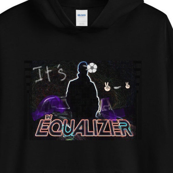 Hoodie - Unisex Hooded Top Classic 80's TV Series Football Mock up - The Equalizer T shirt i candy