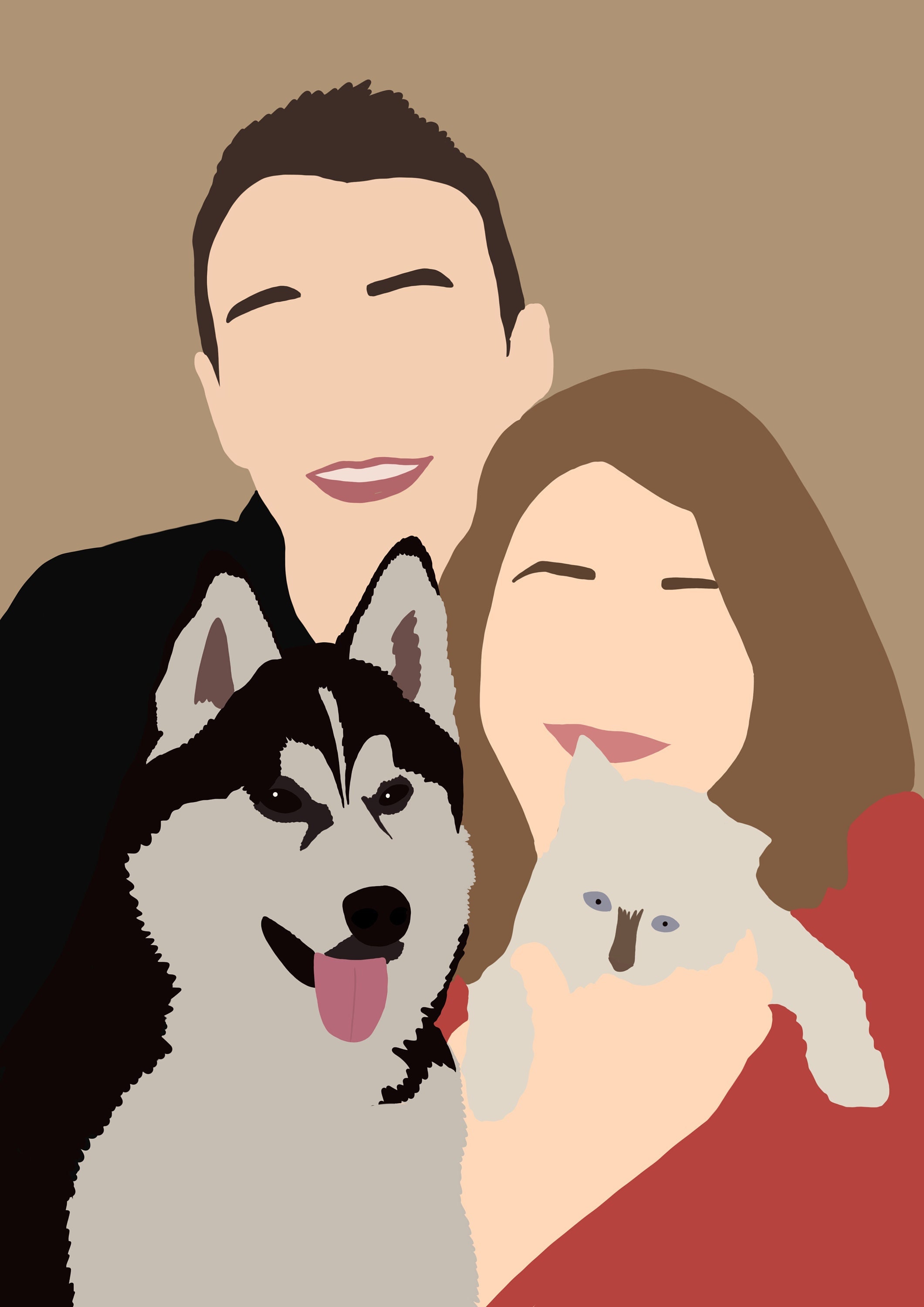 Affiche Personnalisable Animaux de Compagnie