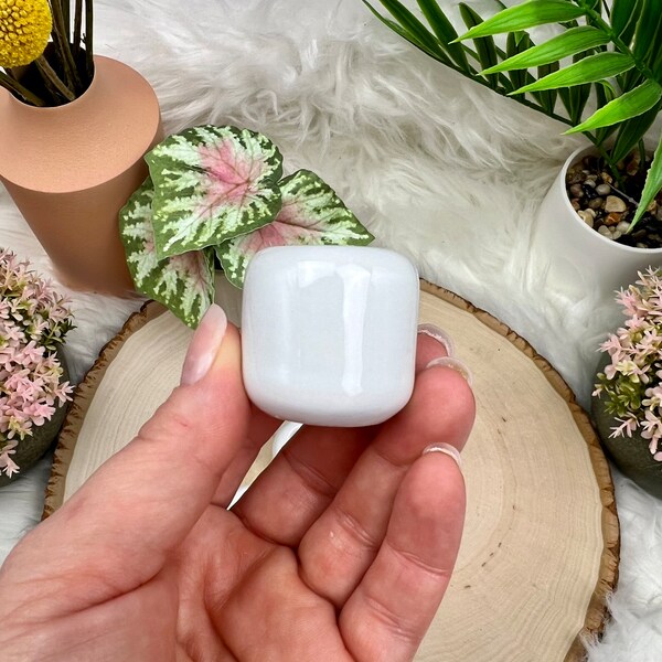 White Chime Candle Holder |  0.70” Wide Candle Holder | Ceramic Chime Candle Holder | Candle Magic