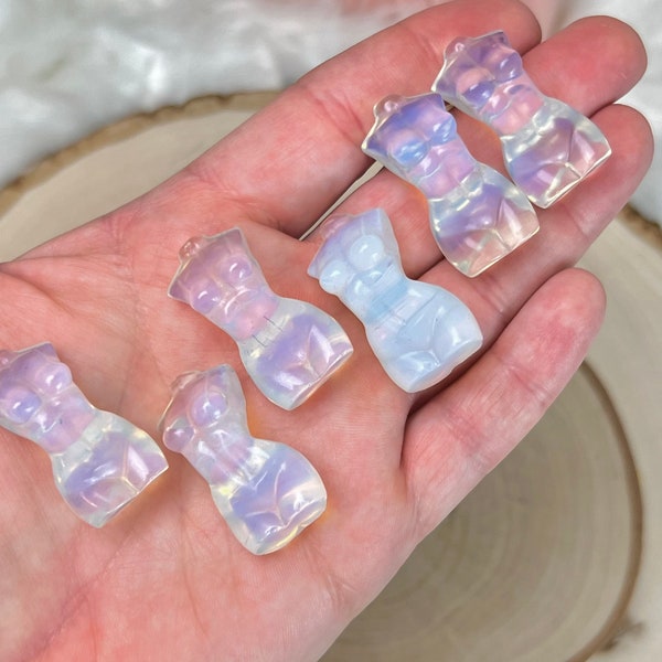 Mini Opalite Goddess Carving | Crystal Goddess | Female Body Carving | Opalite Crystal | Gems and Minerals