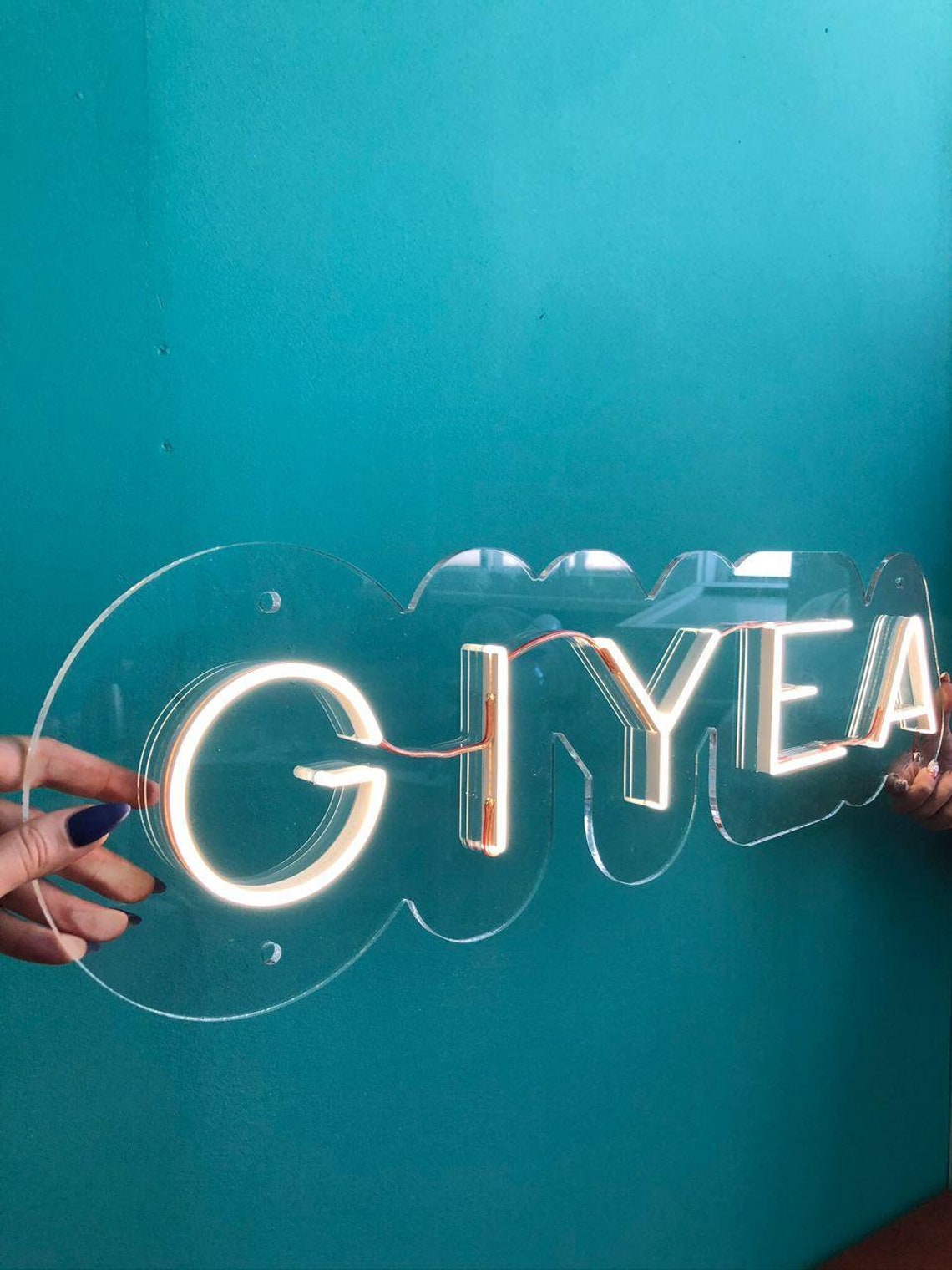 Custom Name Neon Sign Bedroom Personalized Light up Name Sign Etsy