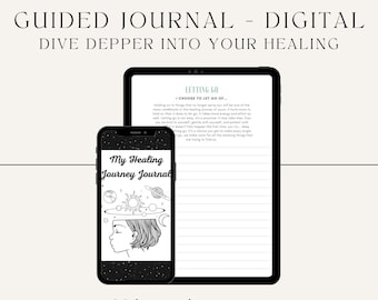 My Healing Journey Journal - Begeleid dagboek bijhouden, dagboekaanwijzingen, genezing, zelfhulp, zelfliefde, mindfulness.
