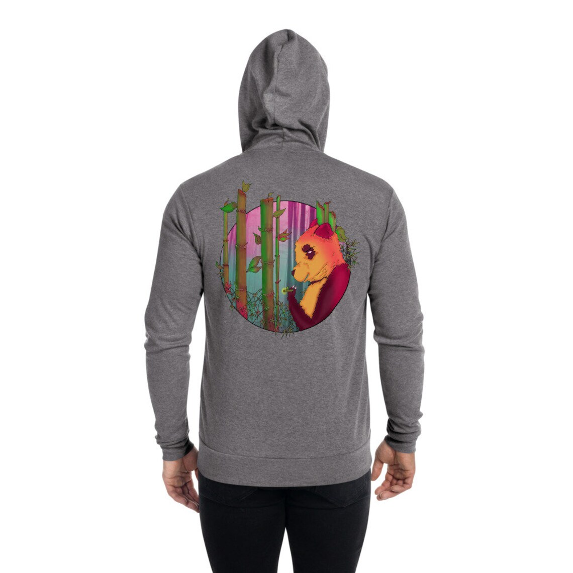 Bamboo and Chill Unisex zip hoodie Etsy