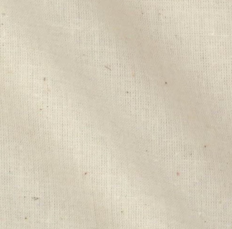 Muslin Fabric Natural 100 Cotton Fabric, 60 Inches Wide, Sold by the