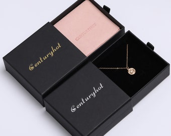 black jewellery box packaging