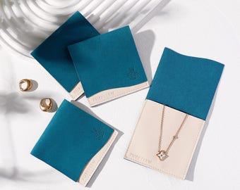 Personalized Embossed Microfiber Jewelry Bags – Elegant Packaging