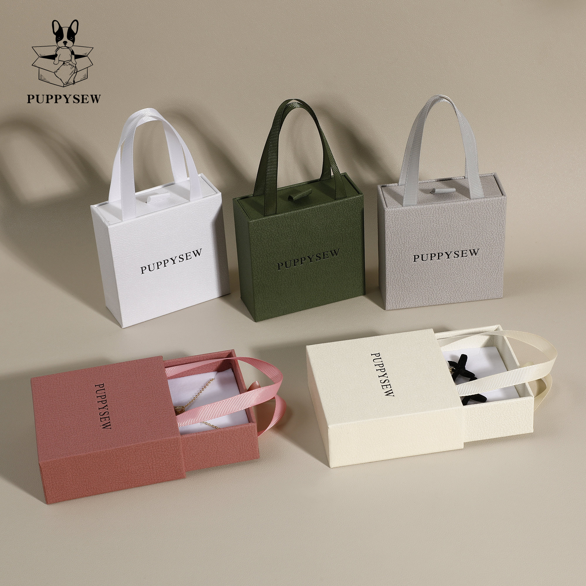 Buying Tips for Paper Ribbon Drawer Boxes: Custom Logo Option to Reinforce Brand Identity for Small Jewelry Brands