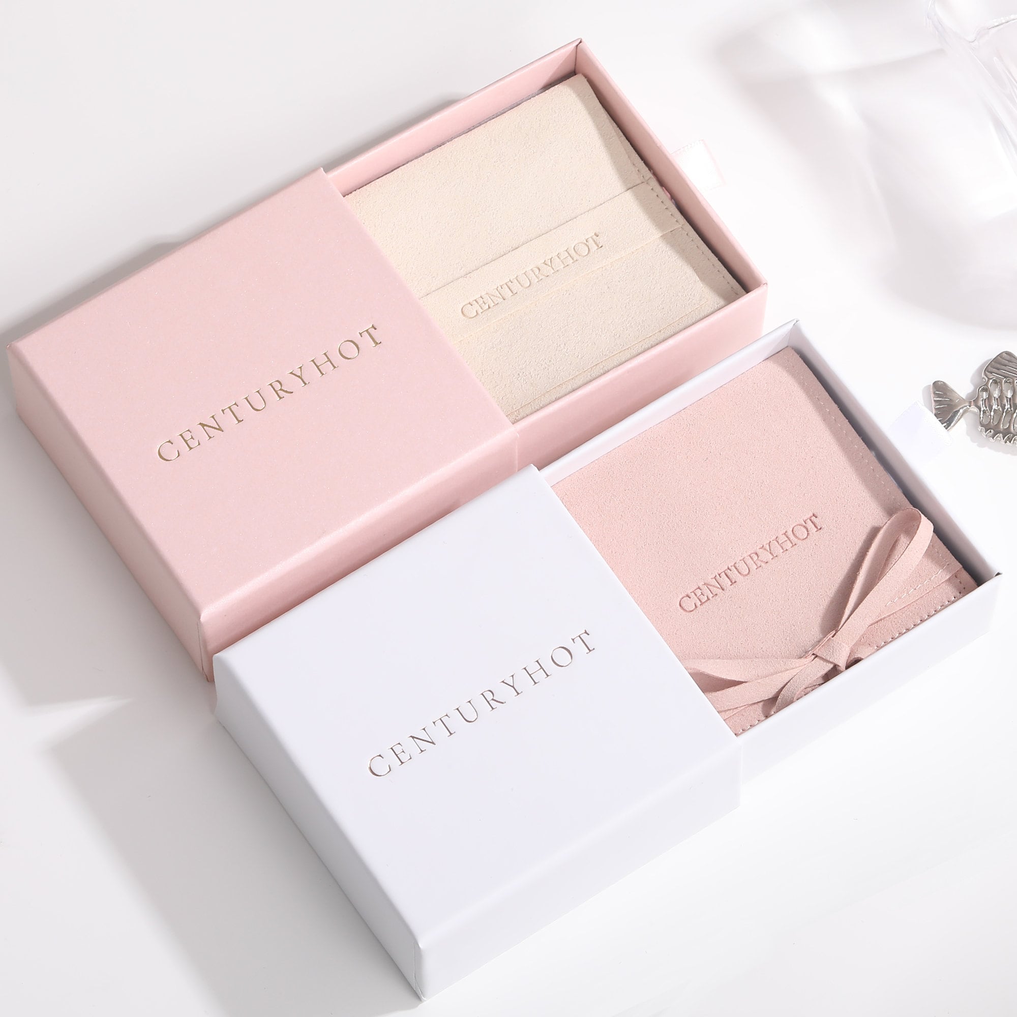 Multi-Jewelry Box Sets with Custom Logo: Pantone Color Matching for Brand Consistency