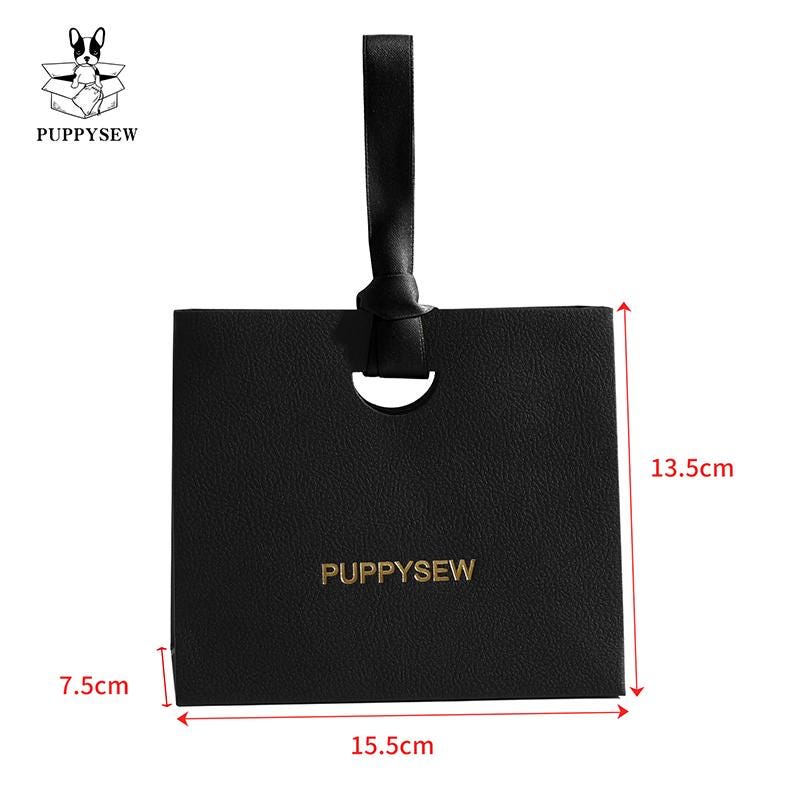 Thick Ribbon Gift Bags with Custom Logo: Single-color printing options for brand consistency