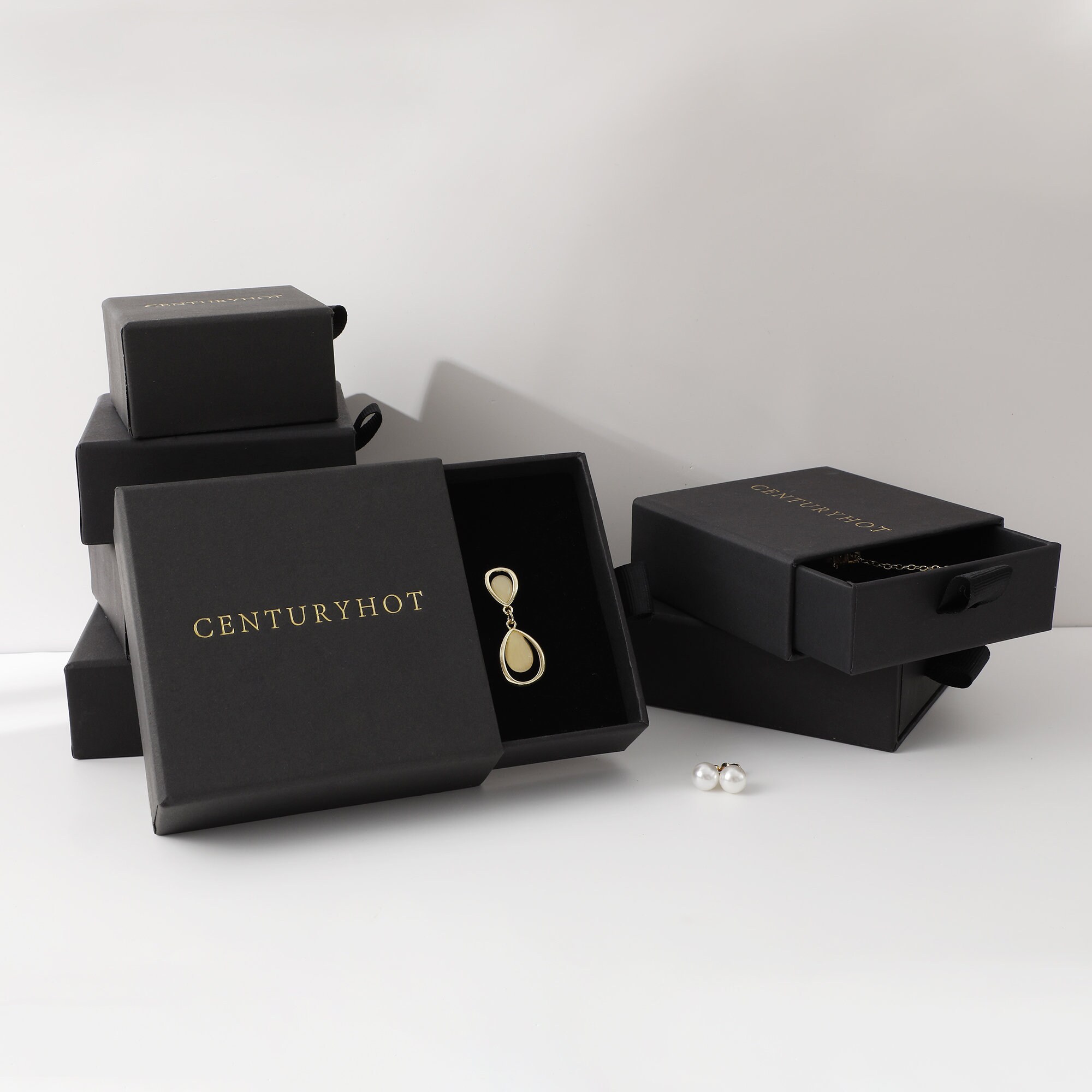 How to Choose Black Cardboard Earring Boxes: Multiple Sizes for Studs, Hoops, and Dangle Earrings