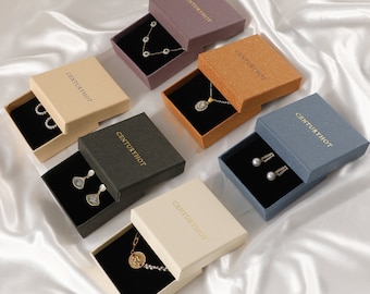 Custom Logo Jewelry Box - Necklace, Earrings, Ring Packaging