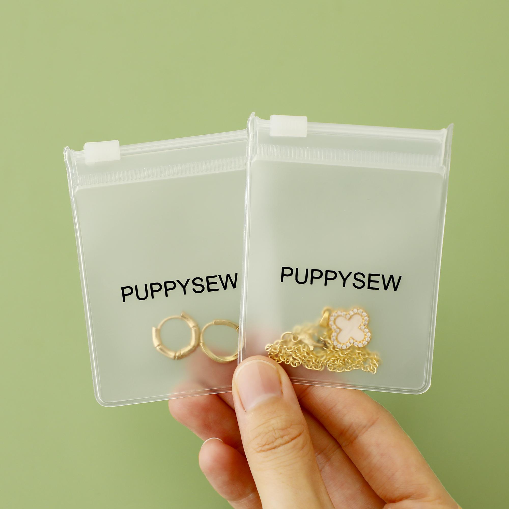 small jewelry brands solve branding pain with 100pcs custom logo matte frosted jewelry bags (from product introduction)