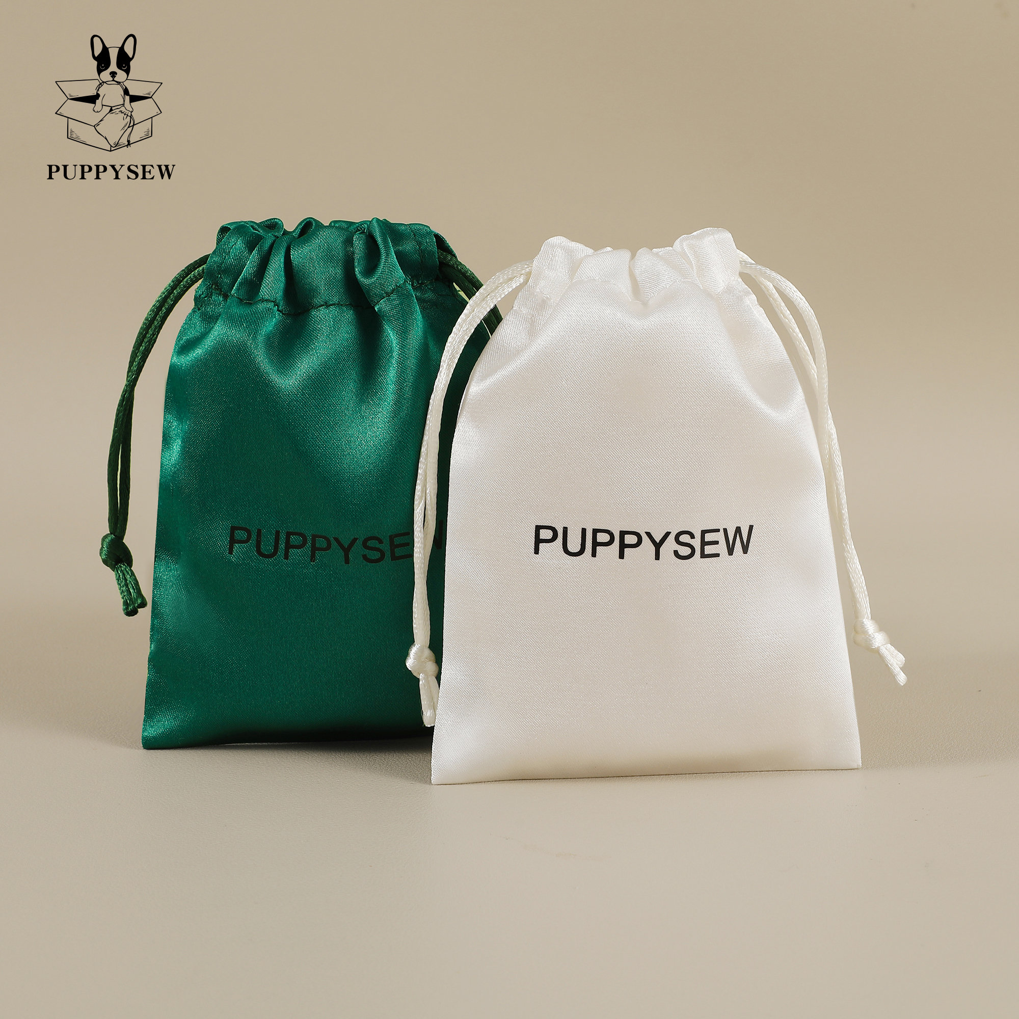 Small jewelry brands solve stained white packaging: 100pcs satin pouches resist dirt, 95% stay clean after shipping (from product introduction: satin material)