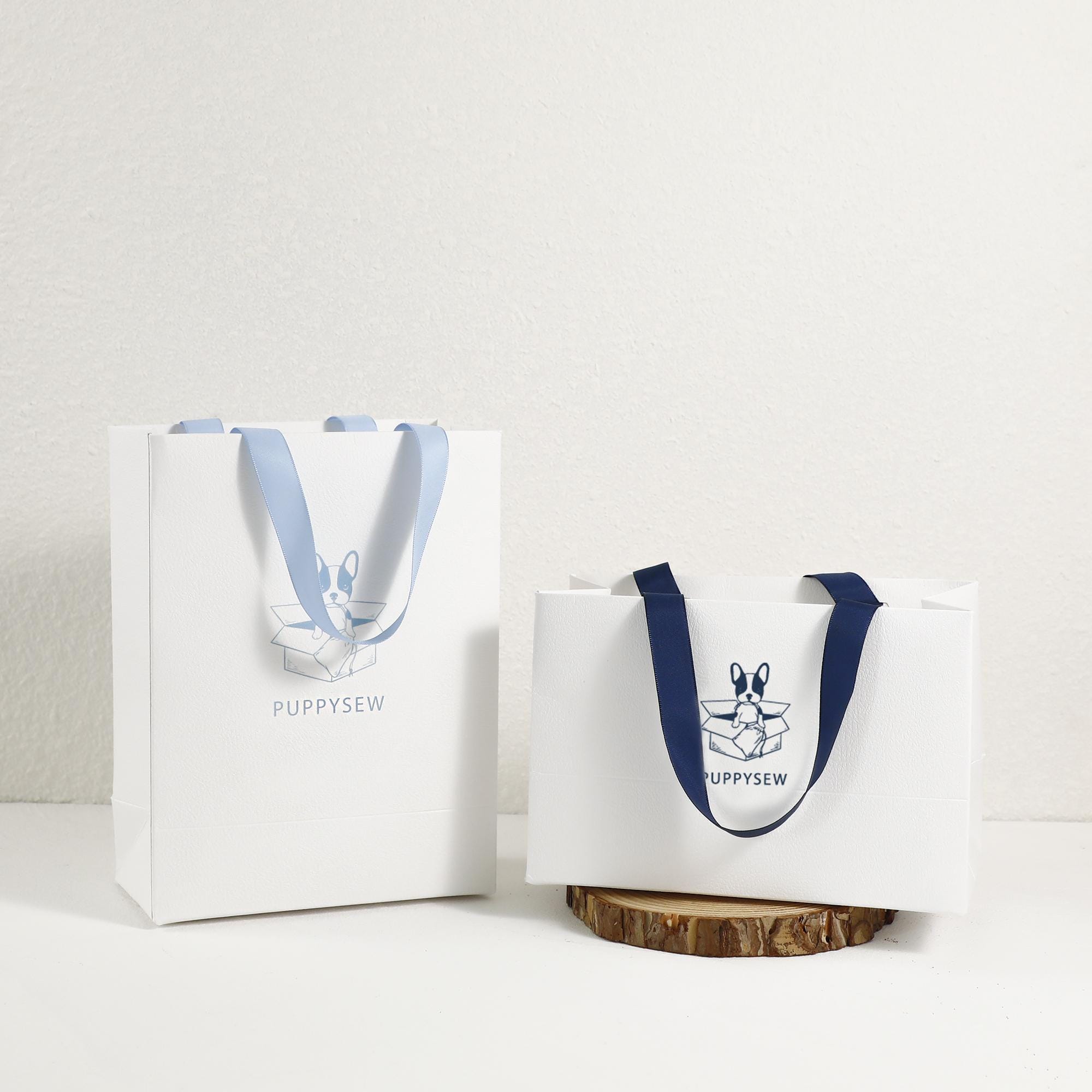 Small Jewelry Brands: No Stylish Packaging? 270g Art Paper Bags with Ribbon Handles Fix Unboxing Pain (90% Positive Feedback)