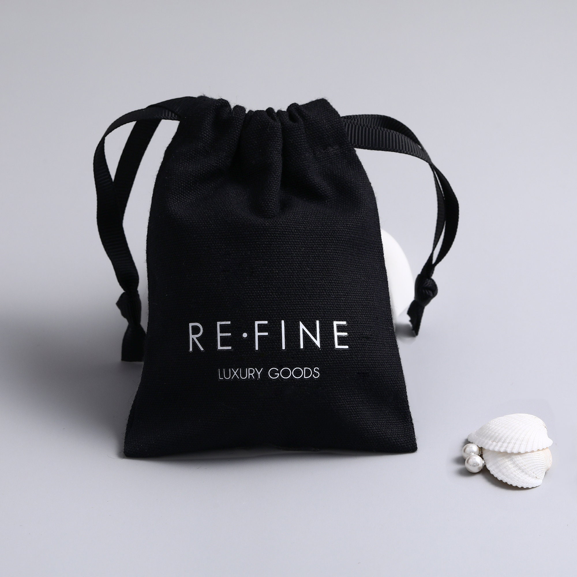 50 bolsas de embalaje de joyería personalizadas negras bolsas | Etsy