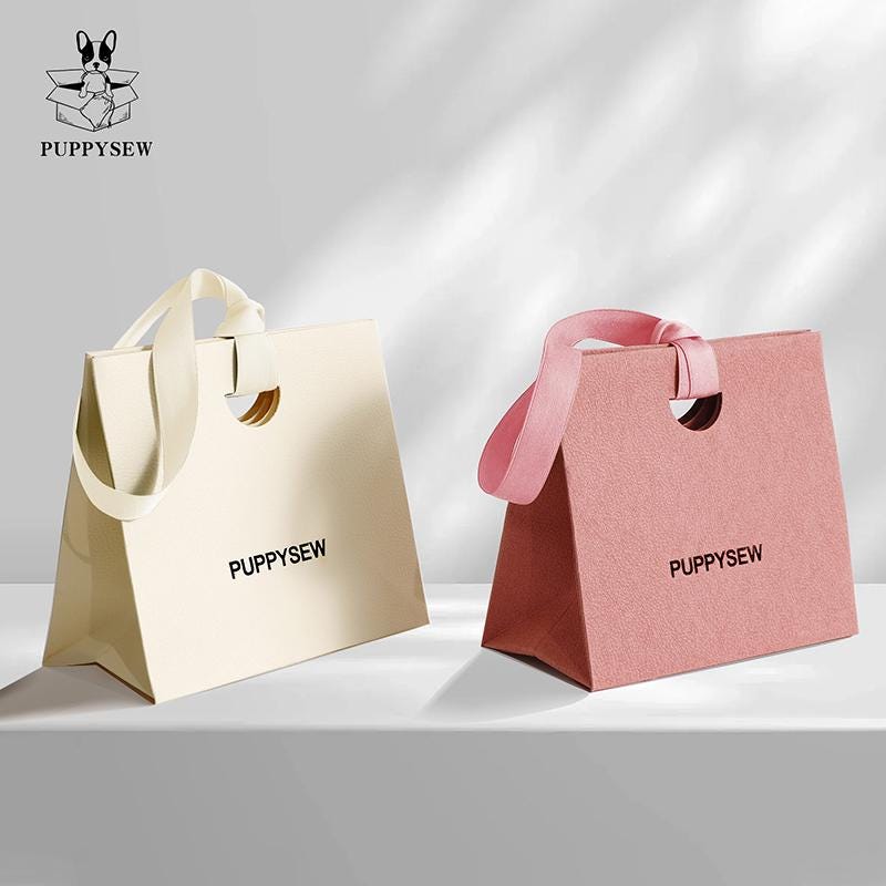Buying Tips for Ribbon Thick Paper Bags: 270g Art Textured Paper Ensures Durability for Jewelry Packaging