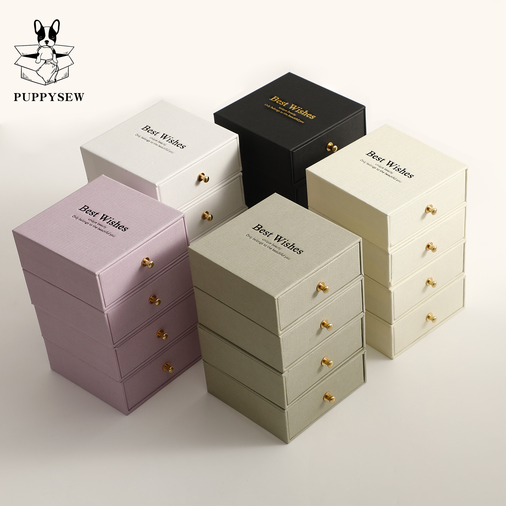 How to Pick Metal Handle Paper Boxes: 9x9x3.5cm Size with Sponge Pad for Jewelry Protection
